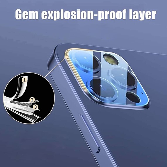 Apple iPhone 12 Pro Max CaseUp Camera Lens Protector 3